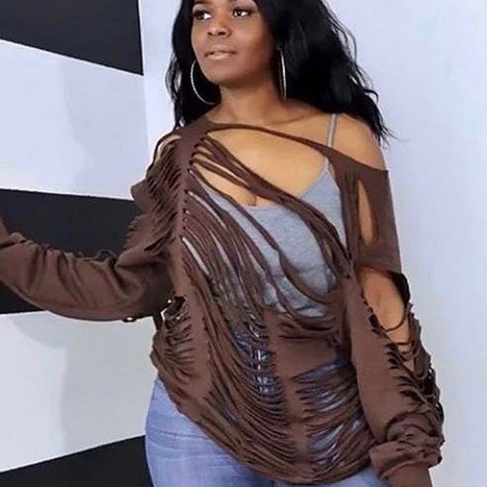 THE HARLEY CUSTOM DISTRESSED SWEATSHIRT